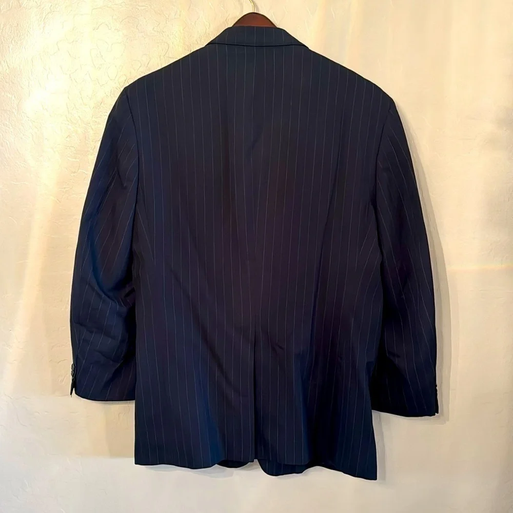 Blazer Brooks Brothers Navy Blue‎ pin-striped